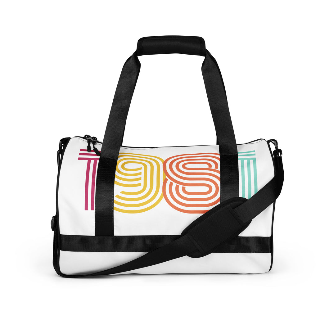 1981 All-over print gym bag